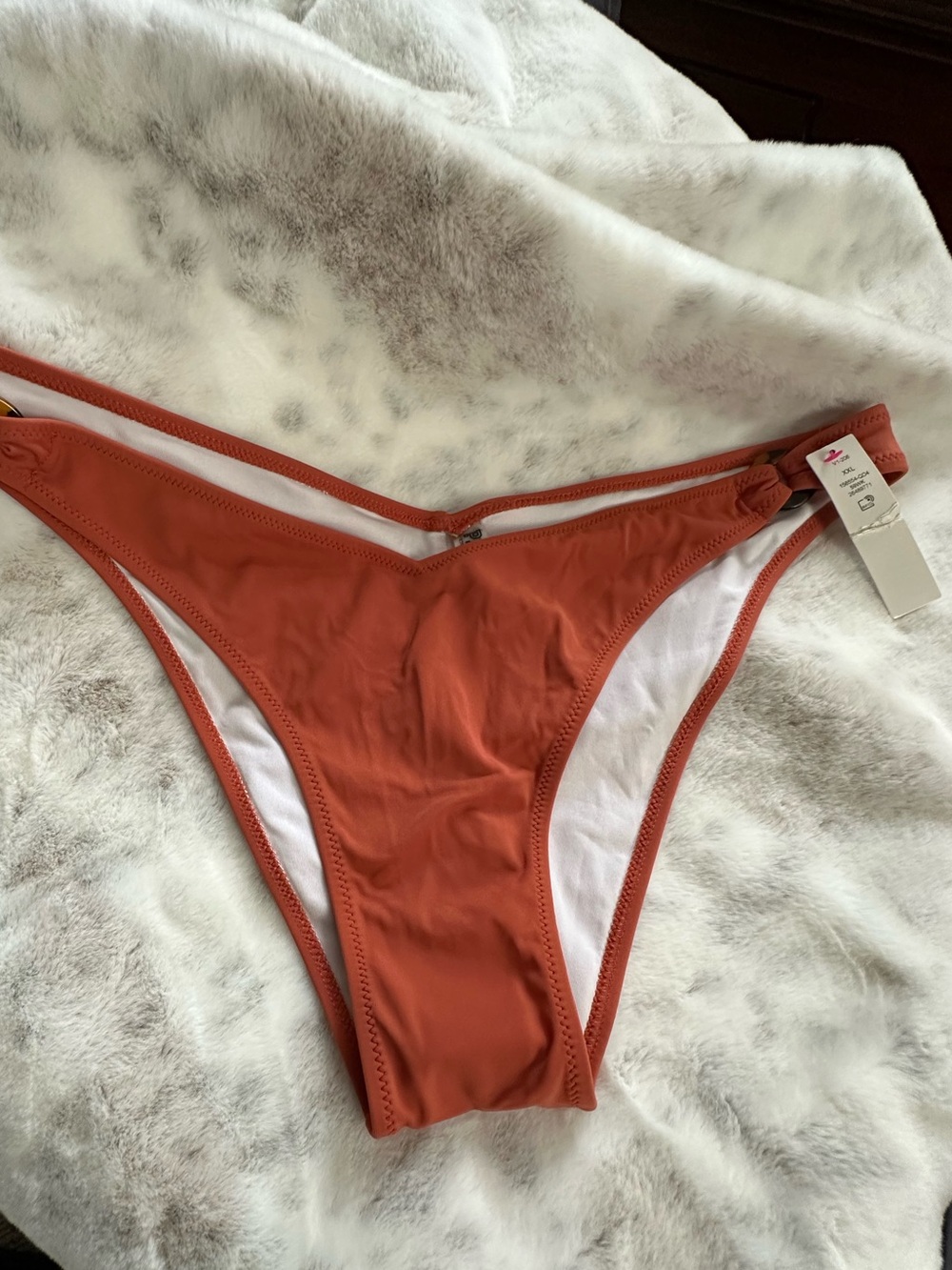 Women's Rust Orange Bikini Bottom